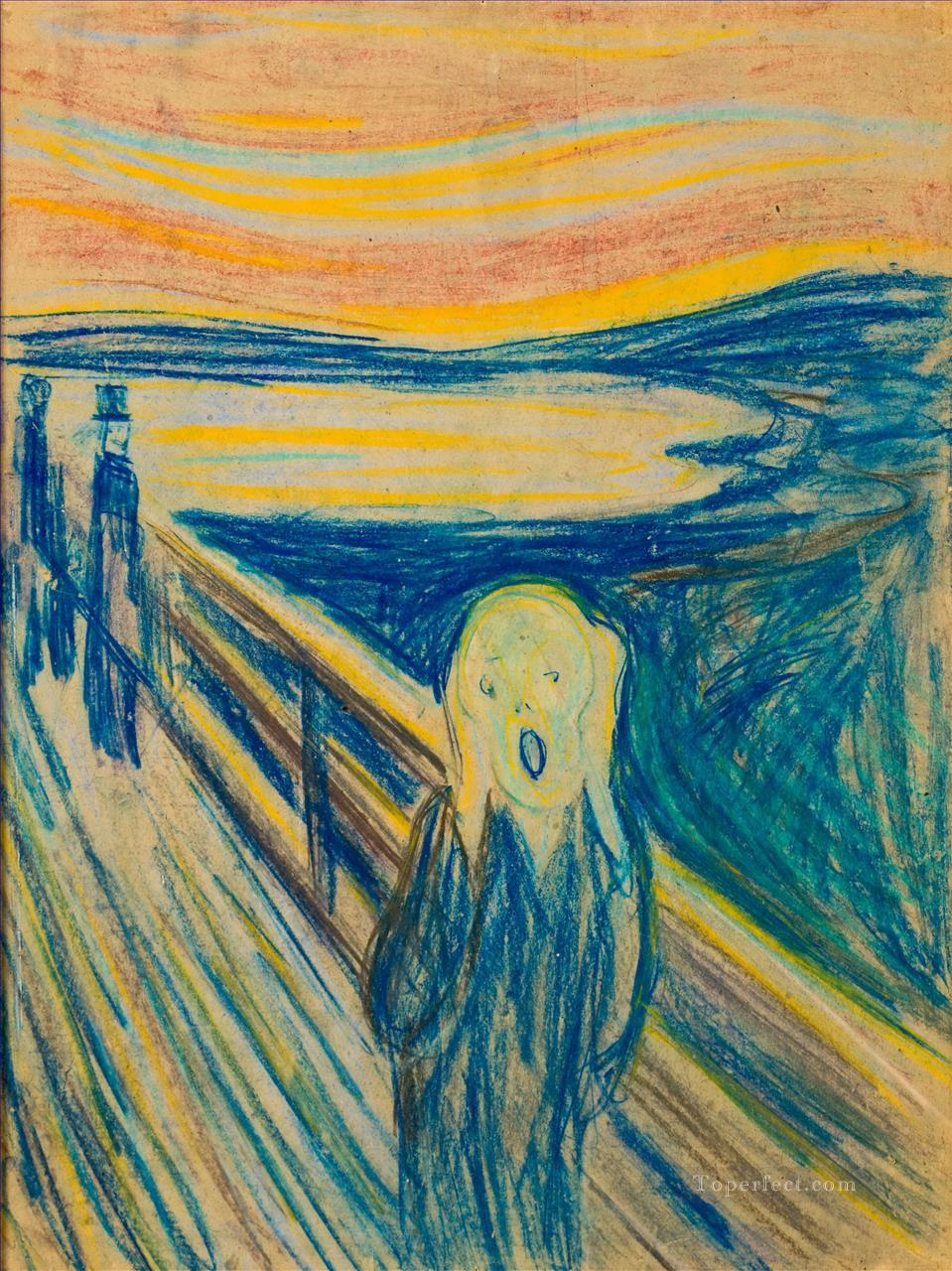 The Scream by Edvard Munch 1893 Oil Paintings